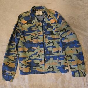 Scotch & Soda Multicolor Camouflage Shirt